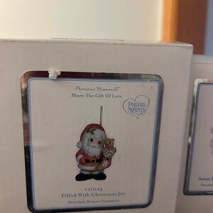 Precious Moments Filled With Christmas Joy Santa Ornament